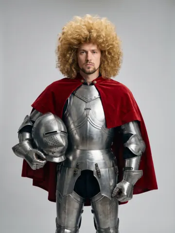 Burning Bridges AI character idea: knight off duty
